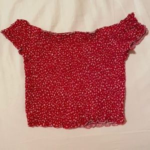 Garage Ruched Crop Top